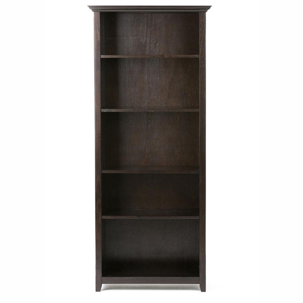 Simpli Home 30 Inch 5 Shelf Bookcase