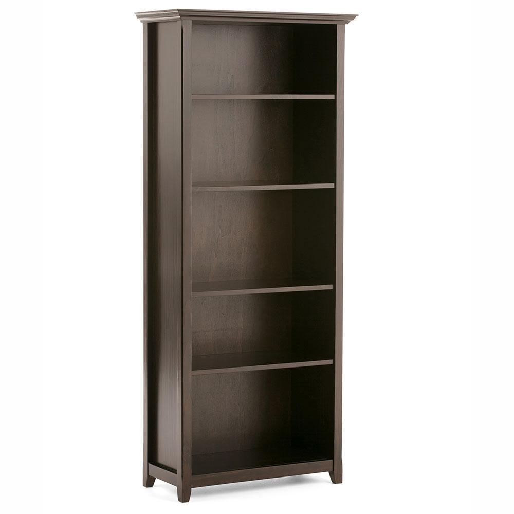 simpli home 30 inch 5 Shelf Bookcase