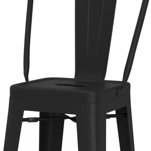 Simpli Home 30 Inch Metal Bar Stool (Set Of 2)