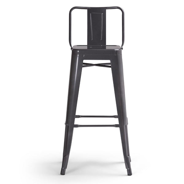 Simpli Home 30 Inch Metal Bar Stool (Set Of 2)