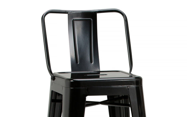 Simpli Home 30 Inch Metal Bar Stool (Set Of 4)