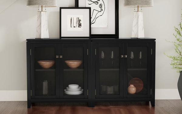 Simpli Home 30 Inch Storage Cabinet (Set Of 2)