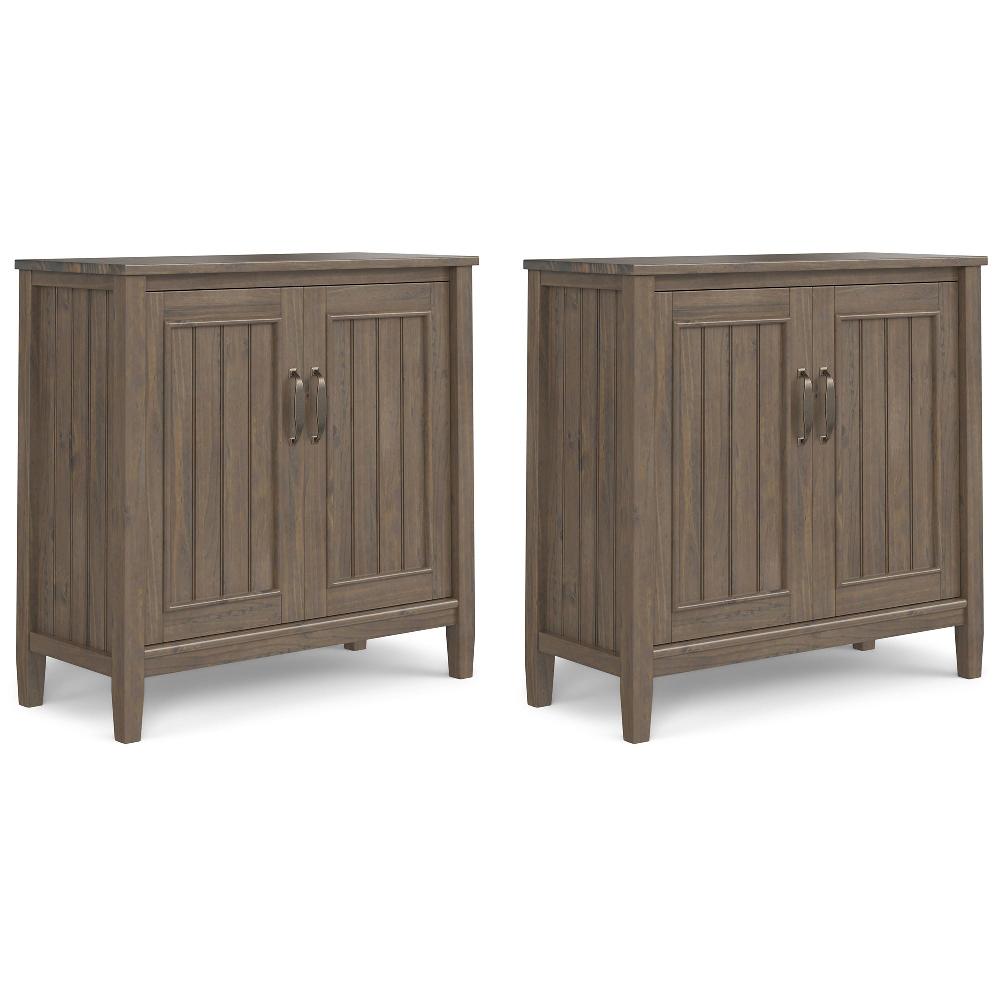 simpli home 32 inch Storage Cabinet (Set of 2)