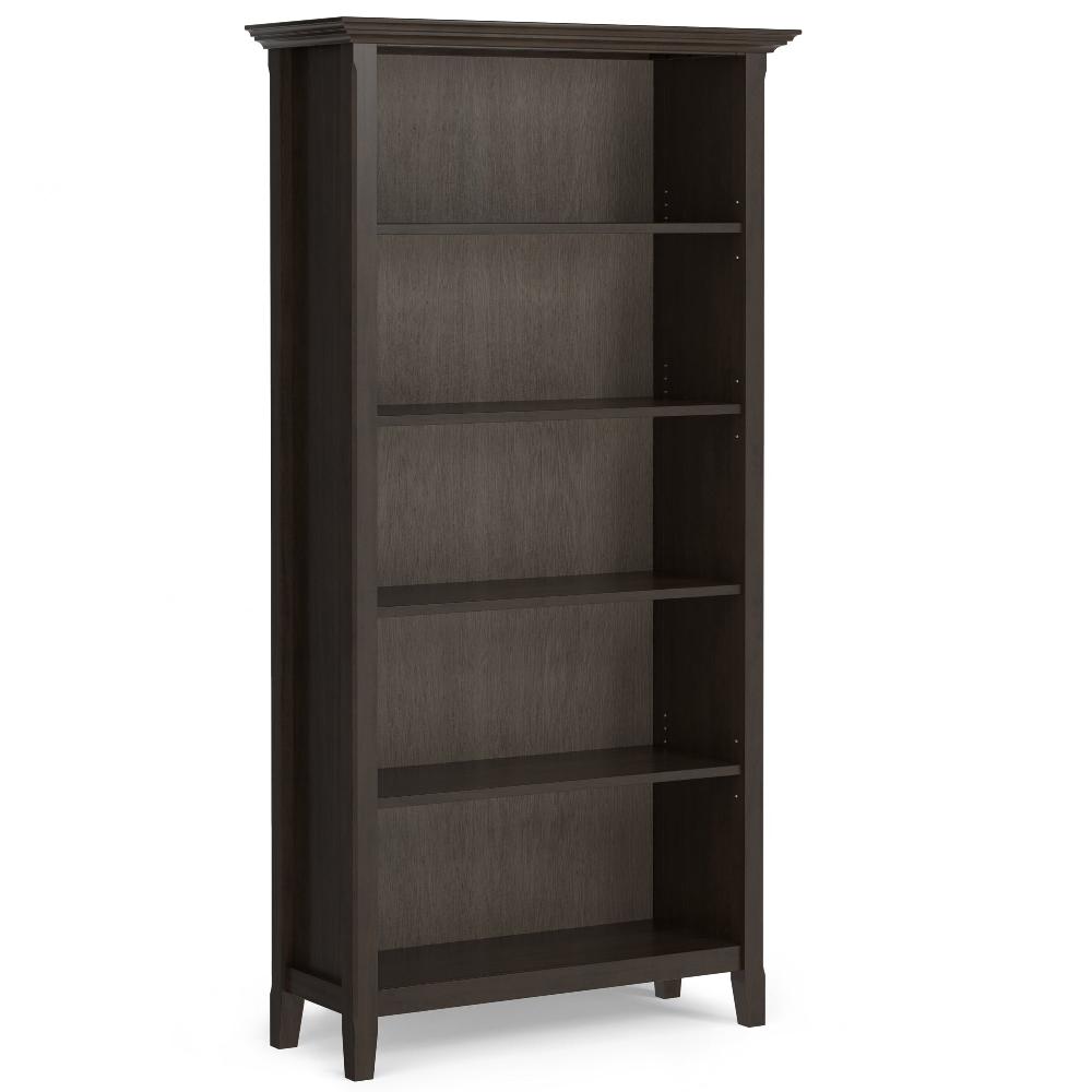 simpli home 36 inch 5 Shelf Bookcase
