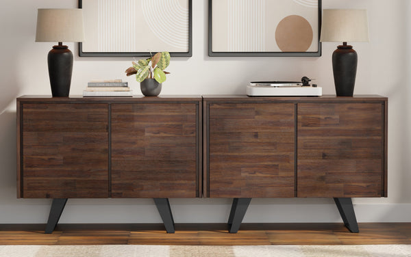 Simpli Home 40 Inch Storage Cabinet (Set Of 2)