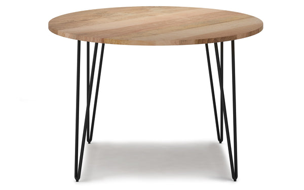 Simpli Home 45 Inch Round Dining Table In Mango