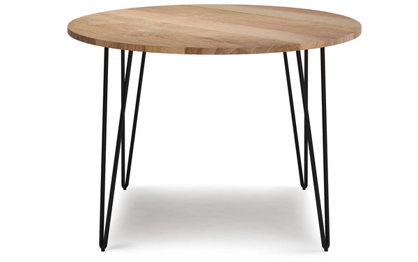 Simpli Home 45 Inch Round Dining Table In Mango