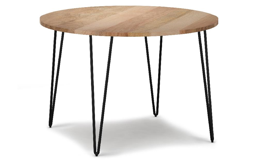 simpli home 45 Inch Round Dining Table in Mango