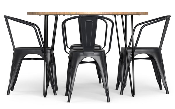 Simpli Home 5 Pc Dining Set