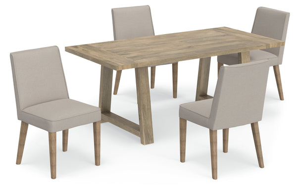 Simpli Home 5 Pc Dining Set