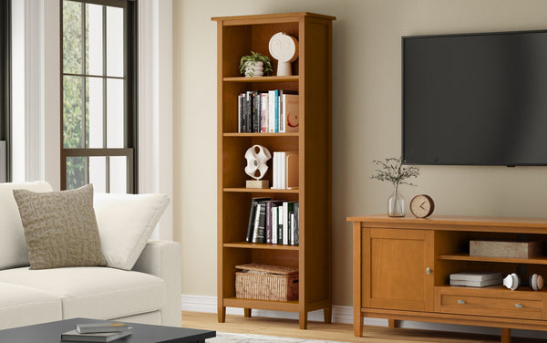 Simpli Home 5 Shelf Bookcase
