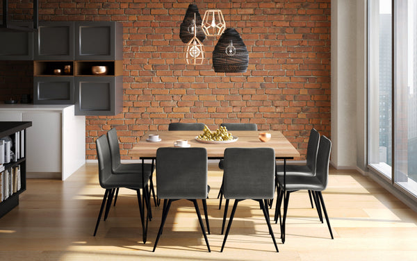 Simpli Home 54 Inch Square Dining Table In Mango