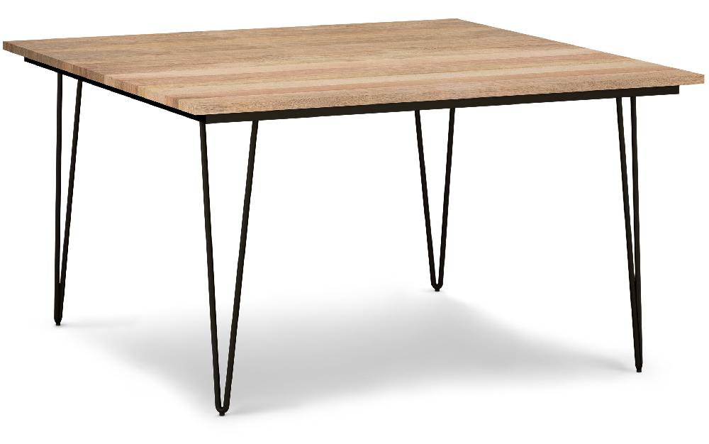 simpli home 54 inch Square Dining Table in Mango
