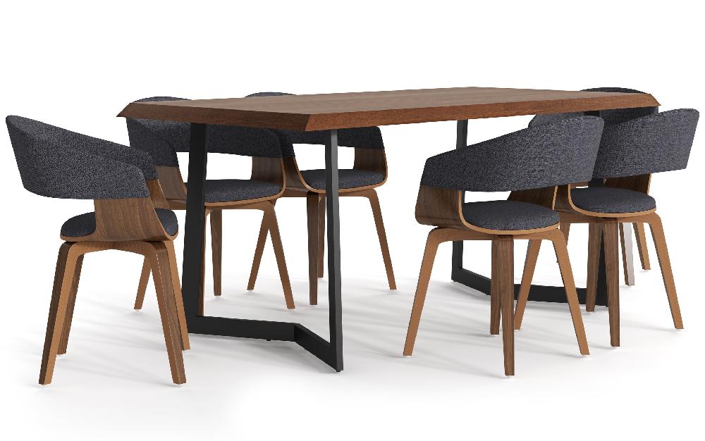 simpli home 7 Pc Dining Set