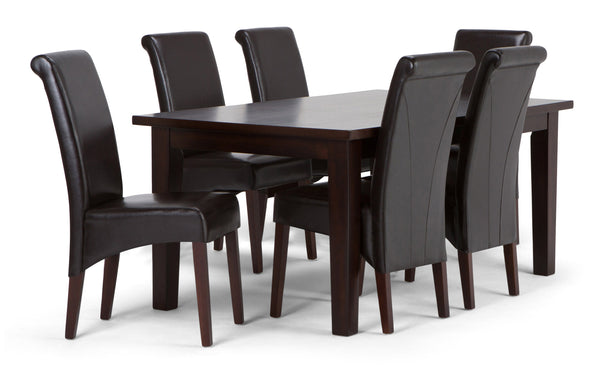 Simpli Home 7 Pc Dining Set