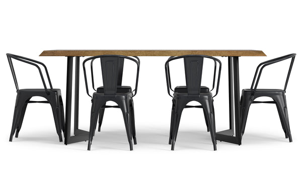 Simpli Home 7 Pc Dining Set In Mango