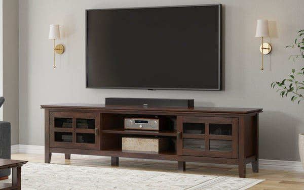 Simpli Home 72 Inch Low TV Media Stand