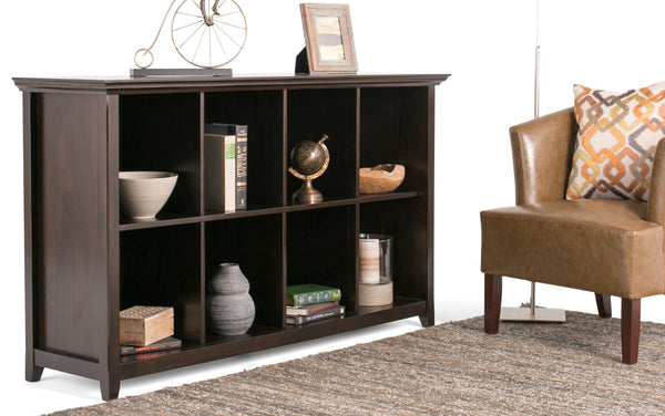 Simpli Home 8 Cube Storage Sofa Table