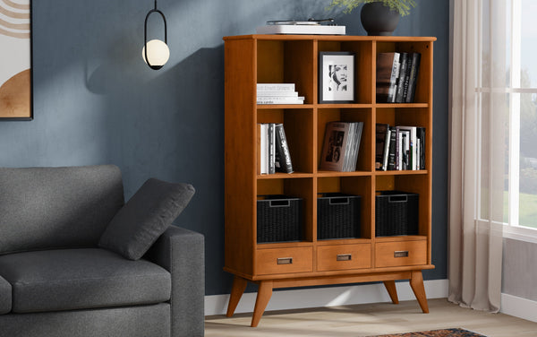 Simpli Home 9 Cube Storage With Drawers