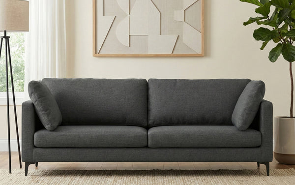 Simpli Home 90 Inch Mid Century Sofa