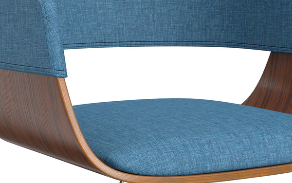 Simpli Home Bar Stool In Linen Style Fabric