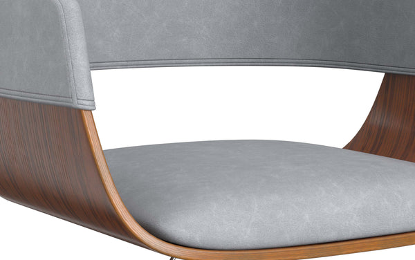 Simpli Home Bar Stool In Vegan Leather