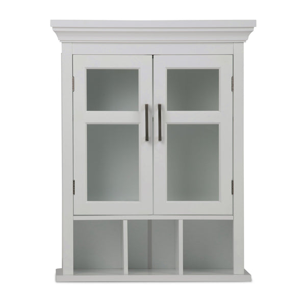 Simpli Home Bath Cabinet With Cubbies