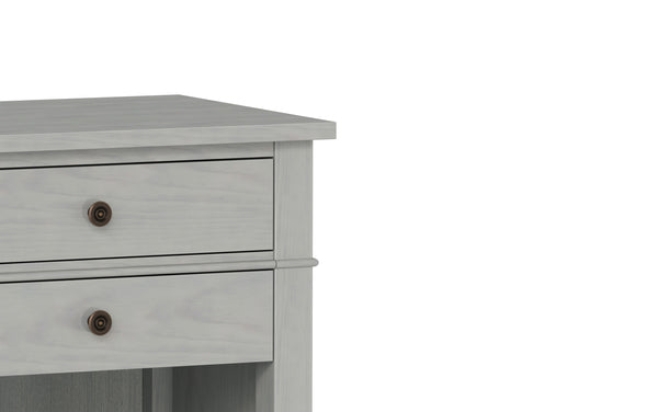 Simpli Home Bedside Table In Fog Grey