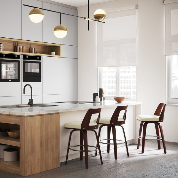 Simpli Home Bentwood Counter Height Stool (Set Of 2)