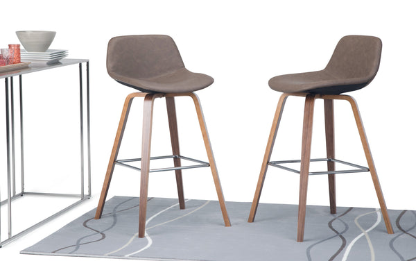 Simpli Home Bentwood Counter Height Stool (Set Of 2)