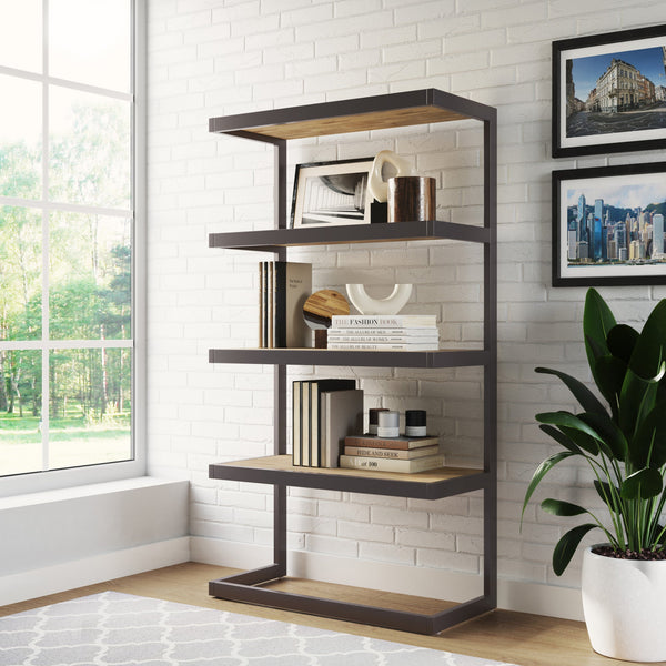 Simpli Home Bookcase In Acacia