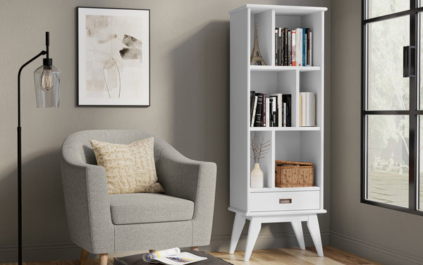 Simpli Home Bookcase In White