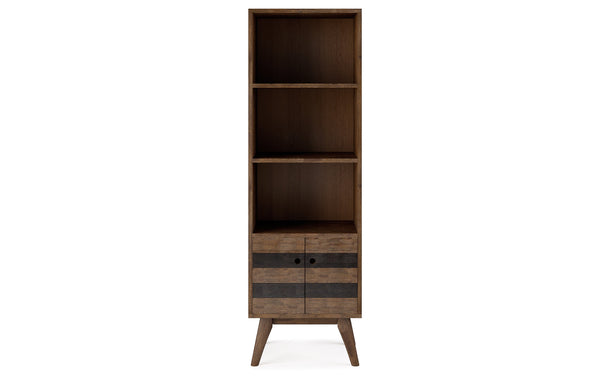 Simpli Home Bookcase With Storage In Acacia
