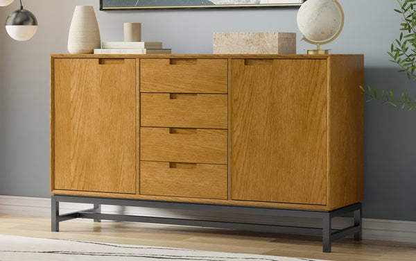 Simpli Home Buffet In Oak