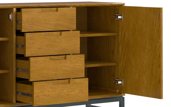 Simpli Home Buffet In Oak