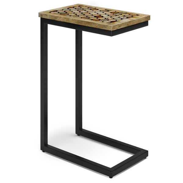 Simpli Home C Side Table In Mango