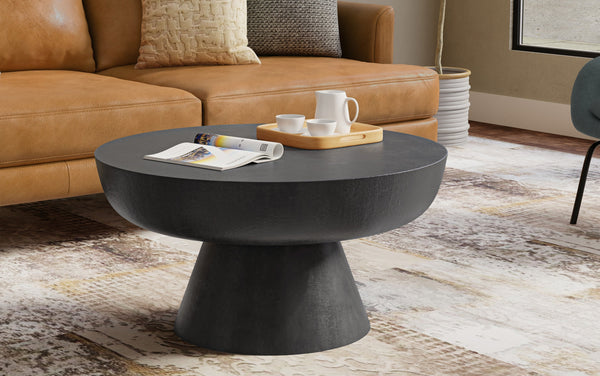 Simpli Home Cast Aluminum Coffee Table