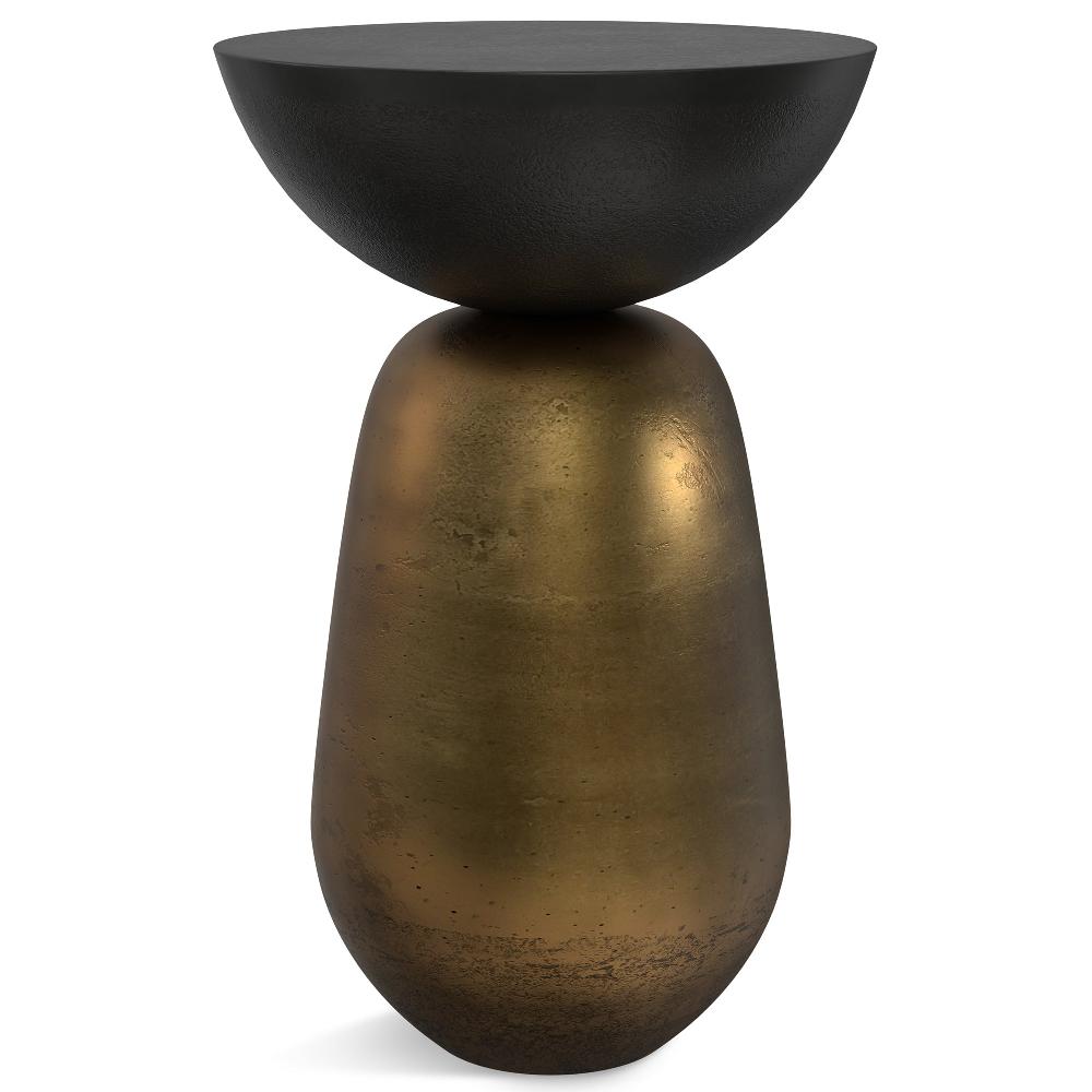 simpli home Cast Aluminum Side Table