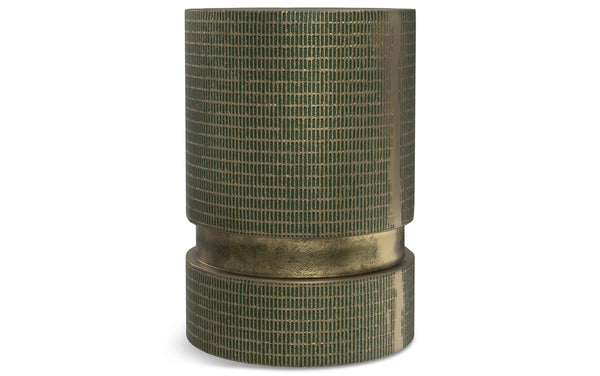 Simpli Home Cast Aluminum Side Table