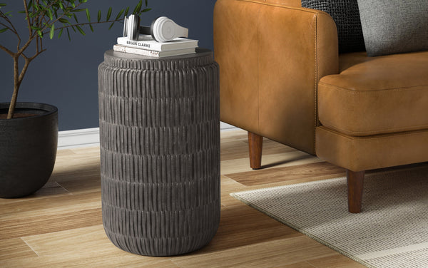 Simpli Home Cast Aluminum Side Table