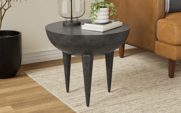 Simpli Home Cast Aluminum Side Table