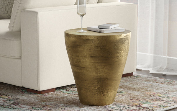 Simpli Home Cast Aluminum Side Table