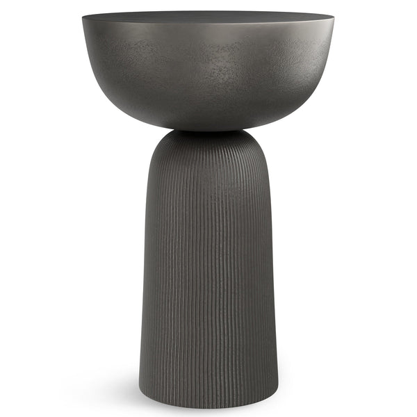 Simpli Home Cast Aluminum Side Table