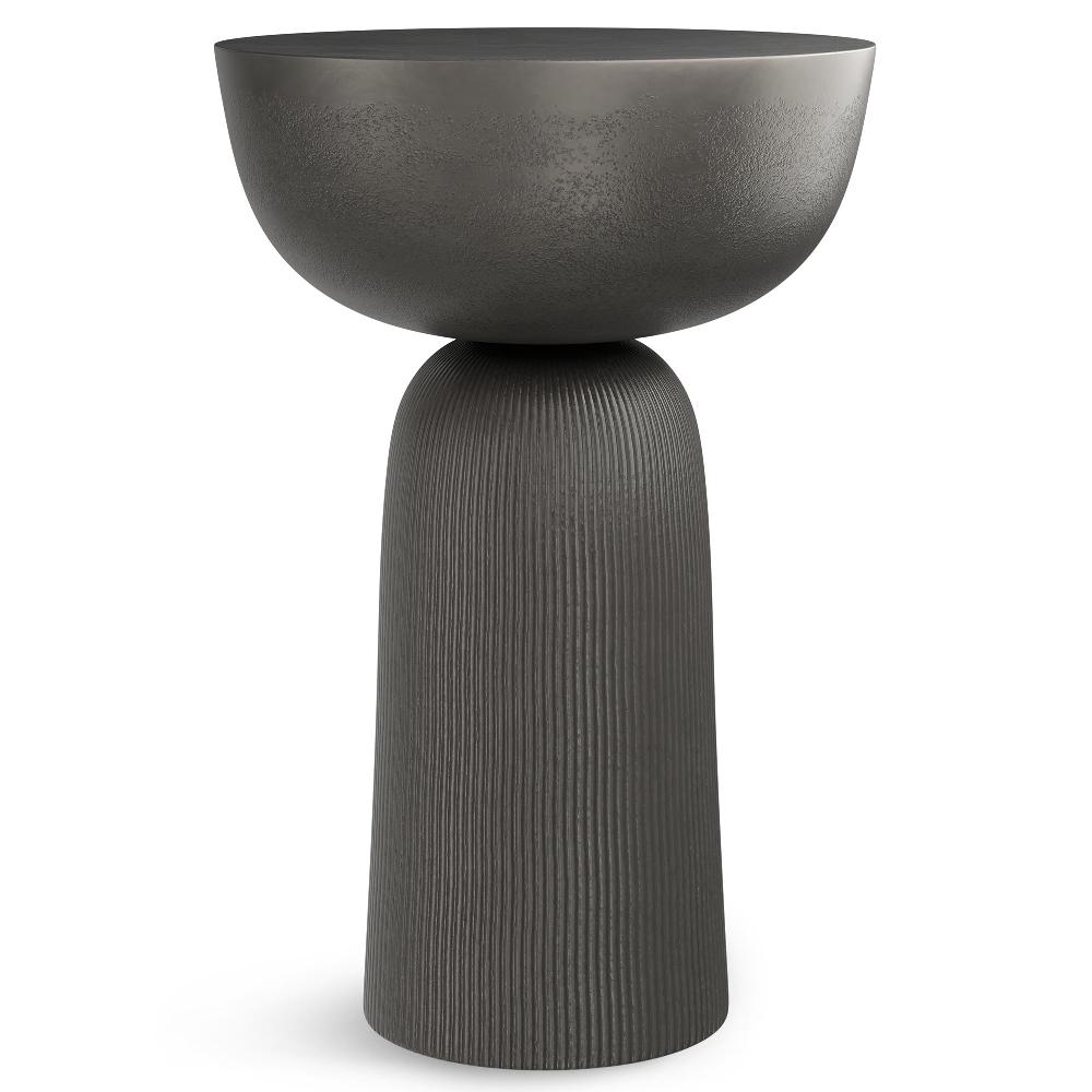 simpli home Cast Aluminum Side Table