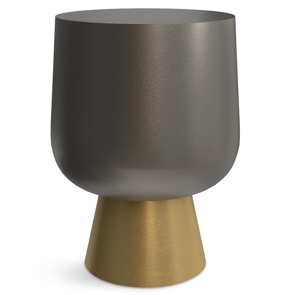 simpli home Cast Aluminum Side Table