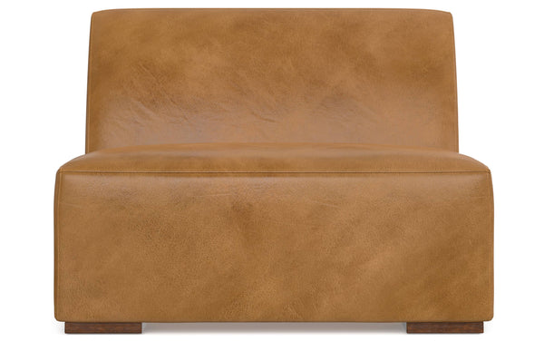 Simpli Home Center Module In Genuine Leather