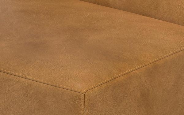 Simpli Home Center Module In Genuine Leather