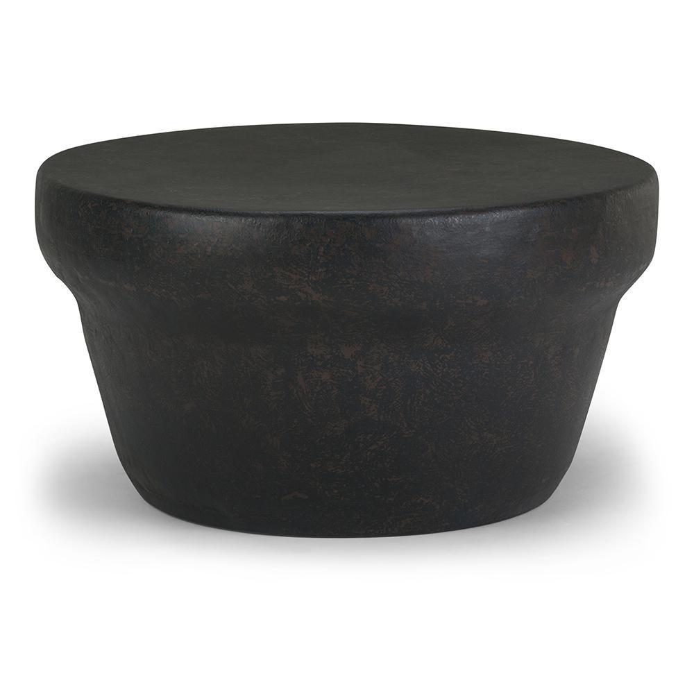 simpli home Coffee Metal Table