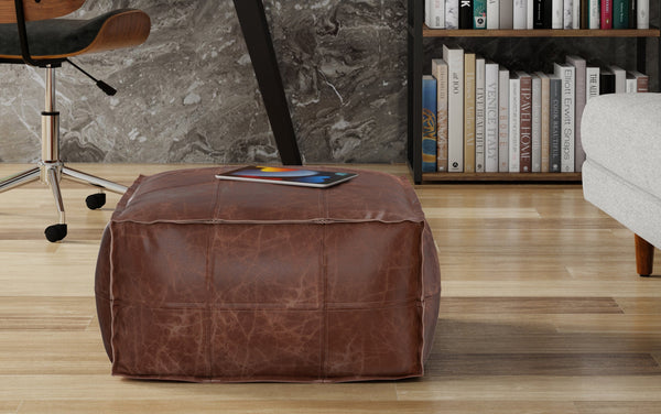 Simpli Home Coffee Table Pouf