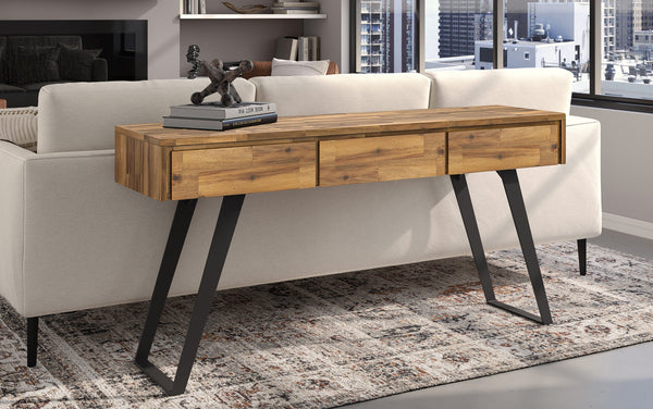 Simpli Home Console Sofa Table In Acacia